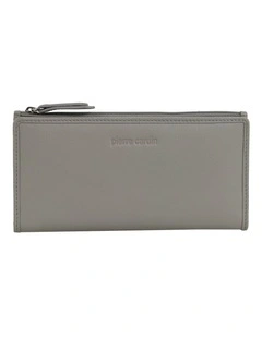Pierre Cardin Genuine Leather Bi-Fold Wallet in Grey