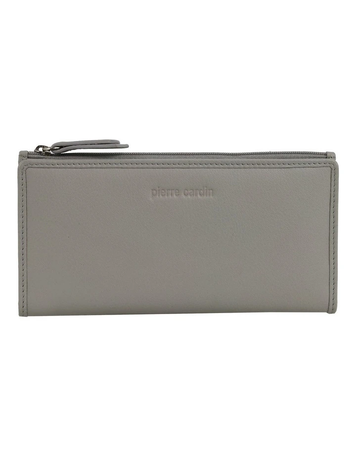 Pierre Cardin Genuine Leather Bi-Fold Wallet in Grey image 1