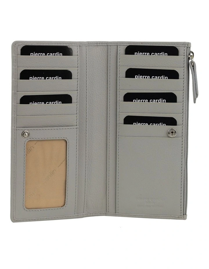 Pierre Cardin Genuine Leather Bi-Fold Wallet in Grey image 2