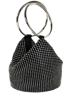 Jada Glomesh Evening Bag - Black