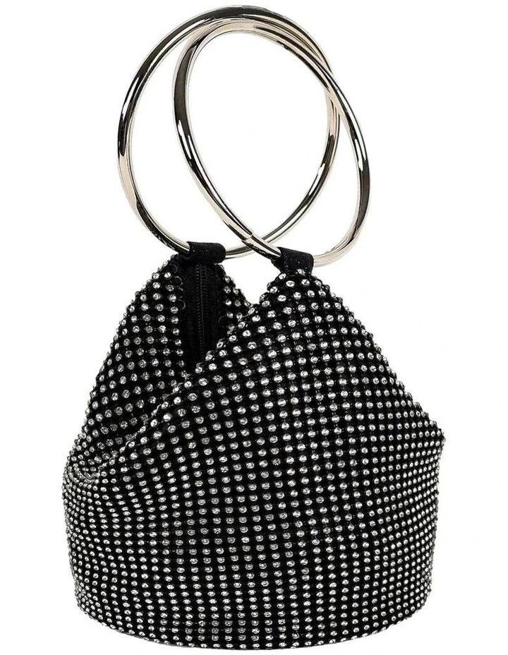 Jada Glomesh Evening Bag - Black image 1