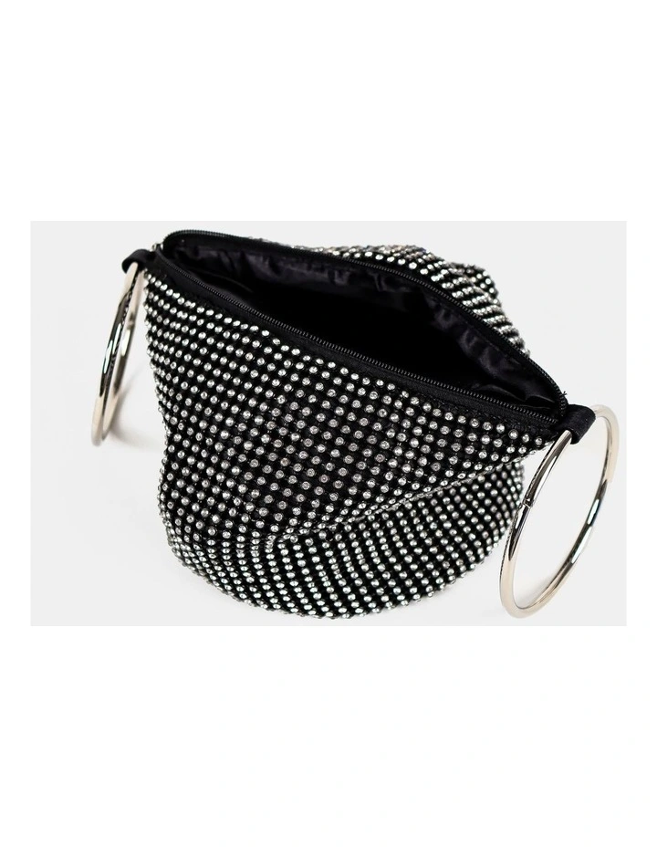 Jada Glomesh Evening Bag - Black image 2