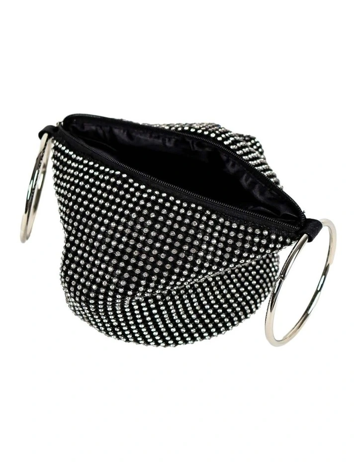 Jada Glomesh Evening Bag - Black image 3