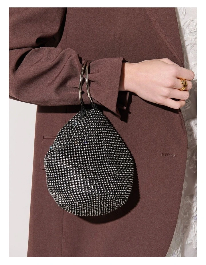 Jada Glomesh Evening Bag - Black image 3