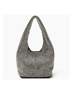 Paris Rhinestone Handbag - Silver