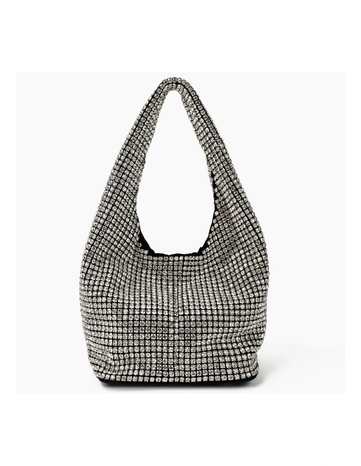 Paris Rhinestone Handbag - Silver image 1