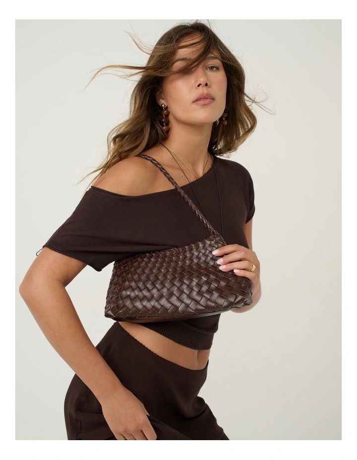 Roselle Shoulder Bag - Brown image 2