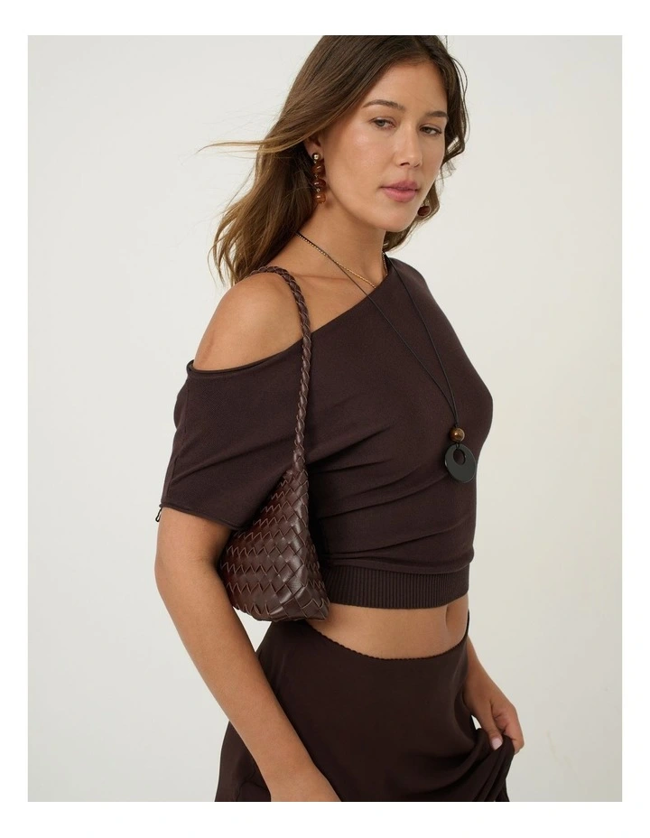 Roselle Shoulder Bag - Brown image 4