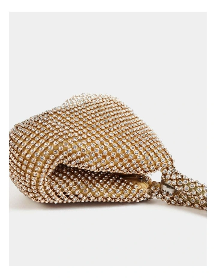 Jada Diamante Wristlet Bag - Gold image 4