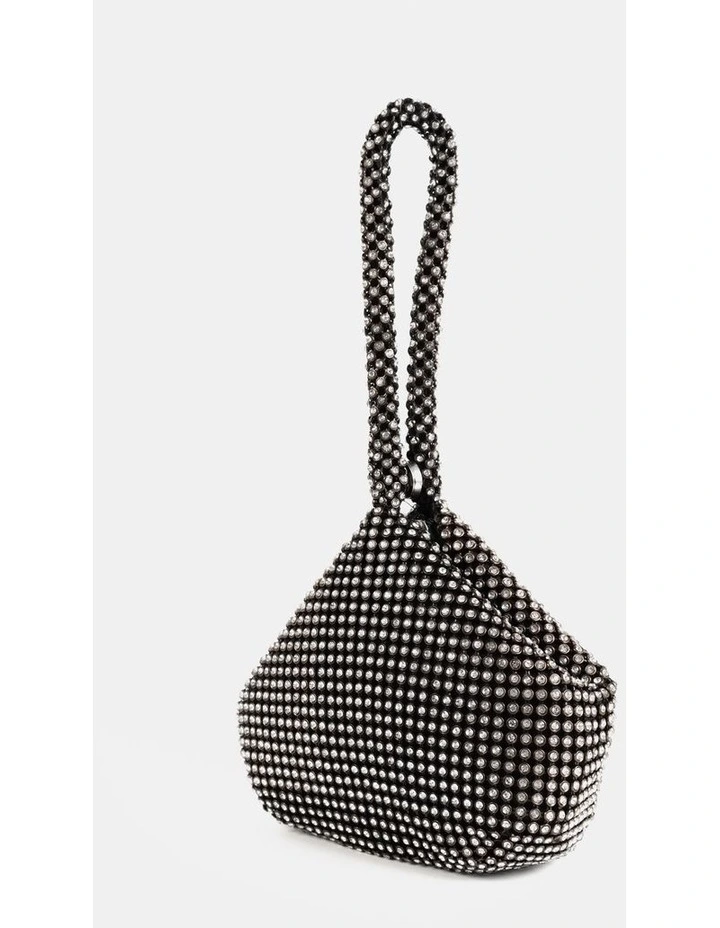 Jada Diamante Wristlet Bag - Black image 3