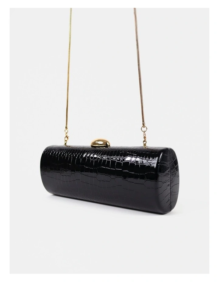 Karina Evening Clutch Bag - Black image 2