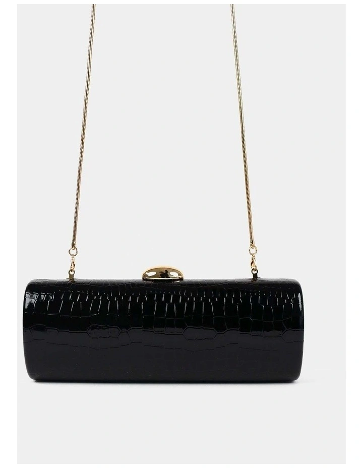 Karina Evening Clutch Bag - Black image 3