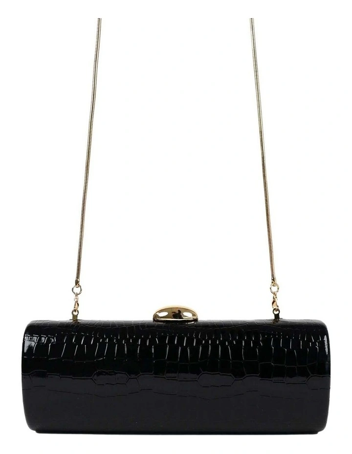 Karina Evening Clutch Bag - Black image 3