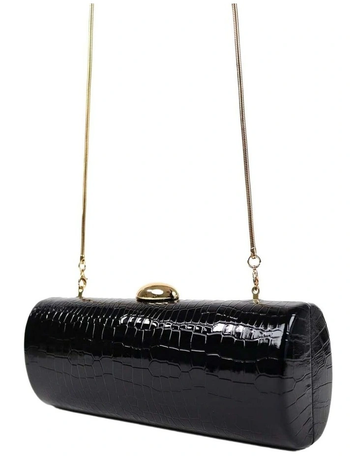 Karina Evening Clutch Bag - Black image 5