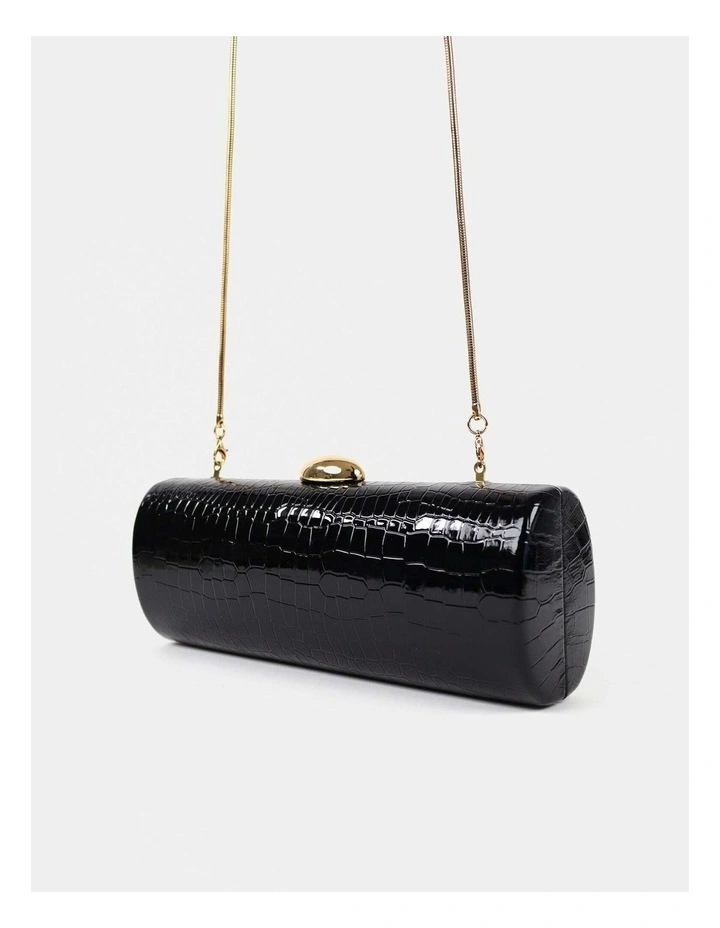 Karina Evening Clutch Bag - Black image 5