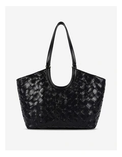 Everyday Woven Tote Bag - Black