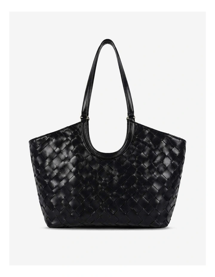 Everyday Woven Tote Bag - Black image 1