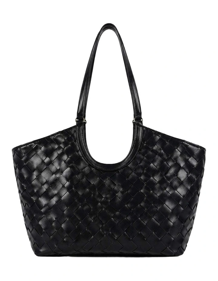 Everyday Woven Tote Bag - Black image 1