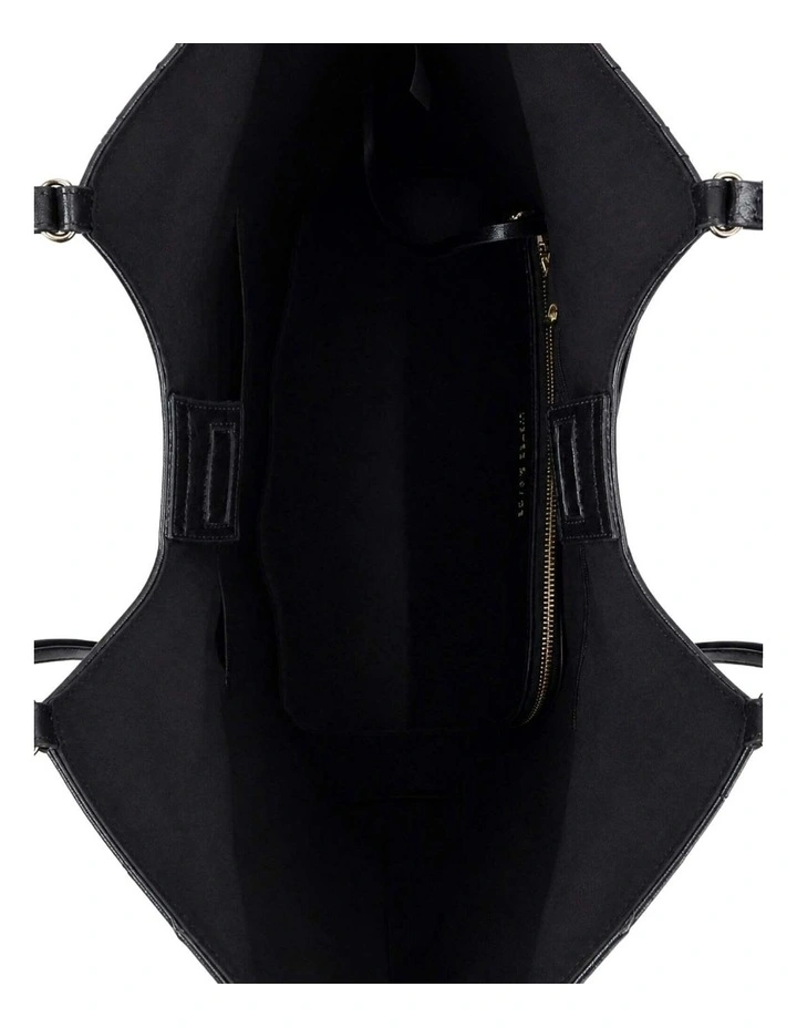 Everyday Woven Tote Bag - Black image 5