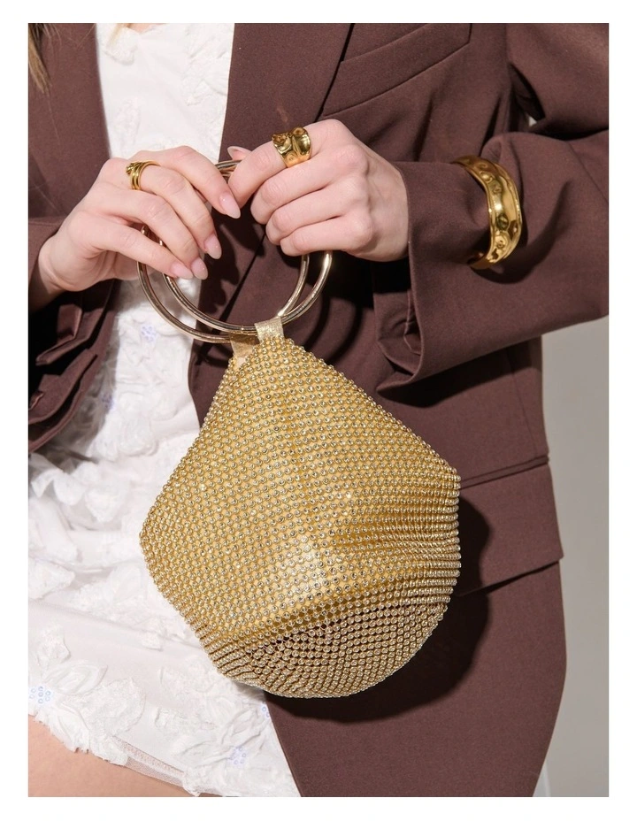 Jada Glomesh Evening Bag - Gold image 3