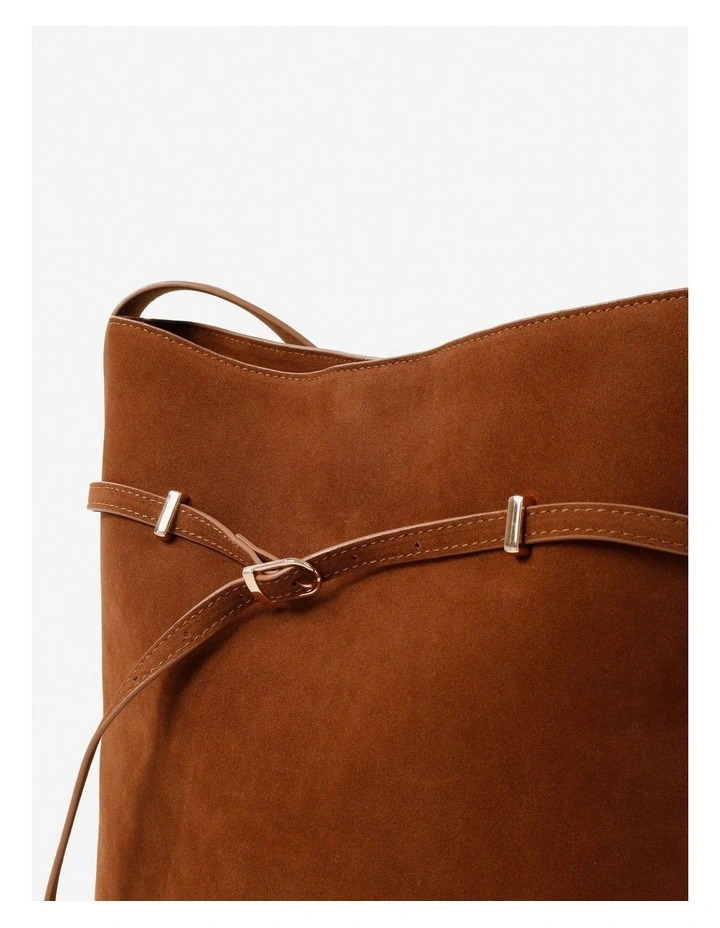 Leonie Belt Bucket Bag - Tan image 2