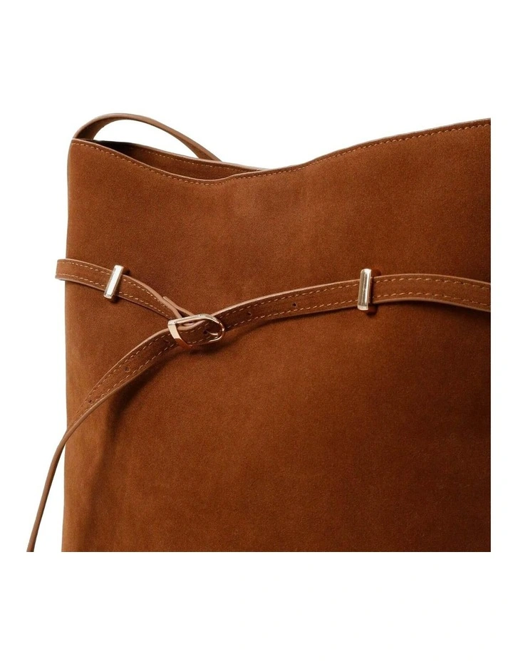 Leonie Belt Bucket Bag - Tan image 4