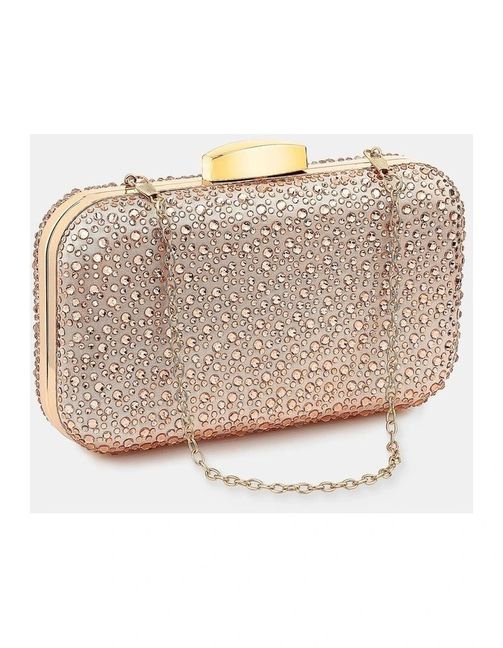 Romie Rhinestone Clutch Bag - Champagne image 3