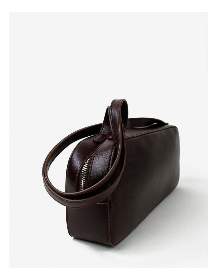 Addie Baguette Bag in Brown image 3