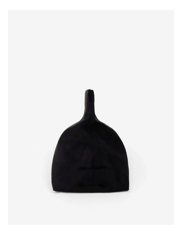Becca Suede Clutch Bag - Black image 5