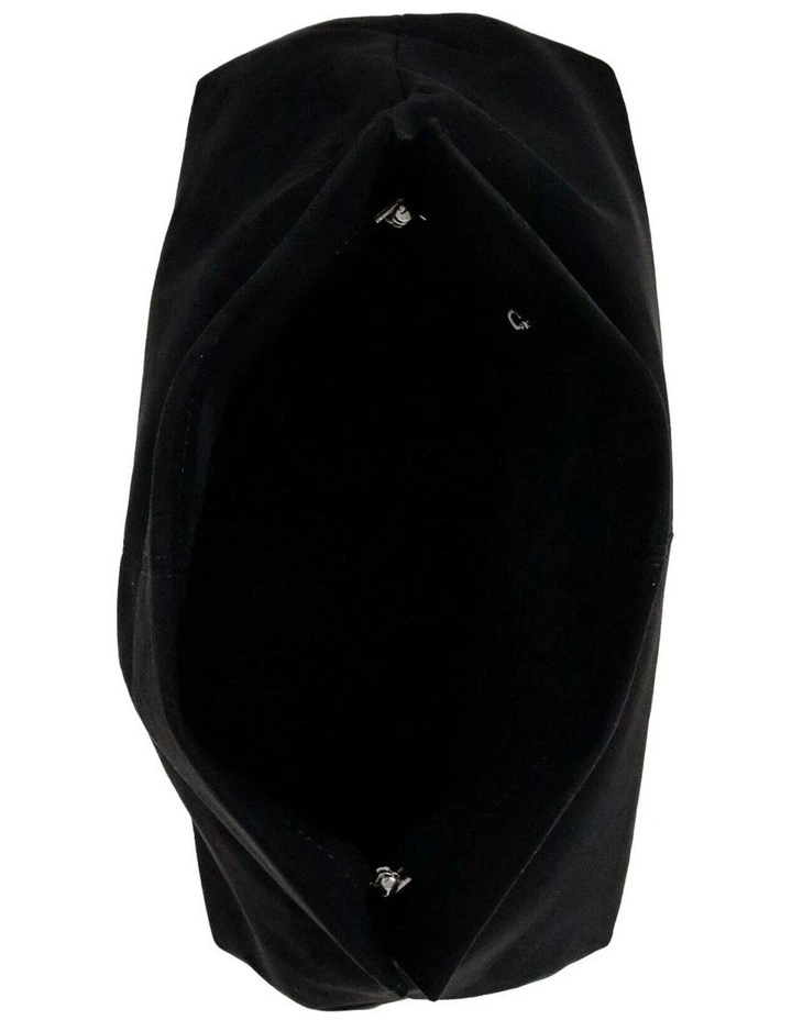 Becca Suede Clutch Bag - Black image 6