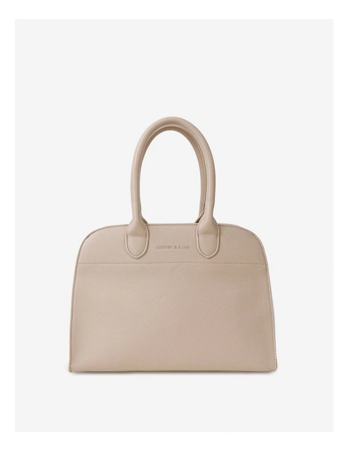Clemence Medium Tote Bag - Stone image 1