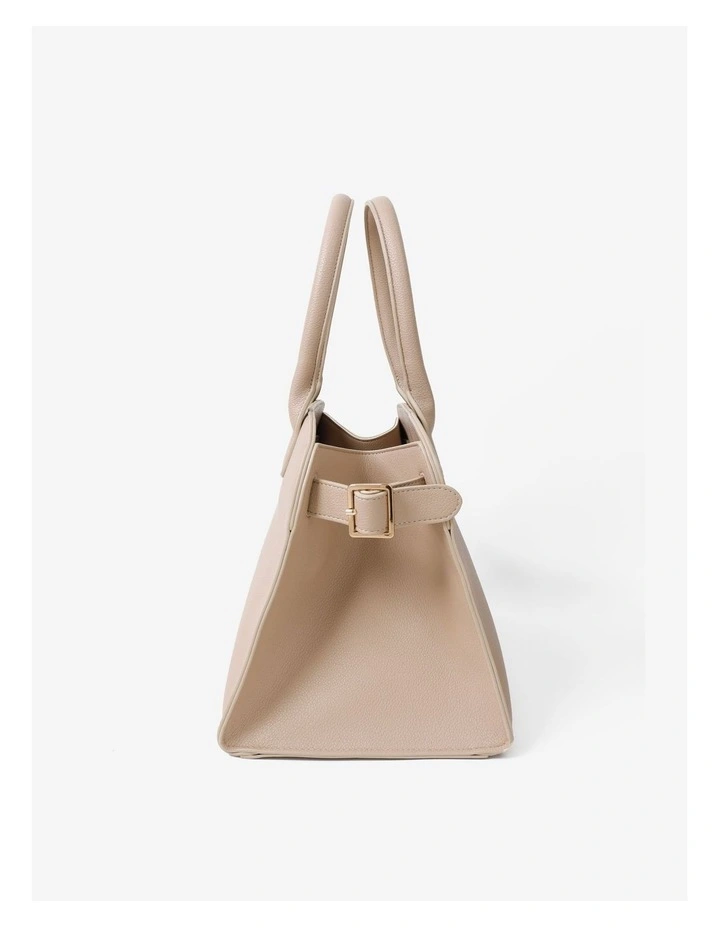 Clemence Medium Tote Bag - Stone image 2