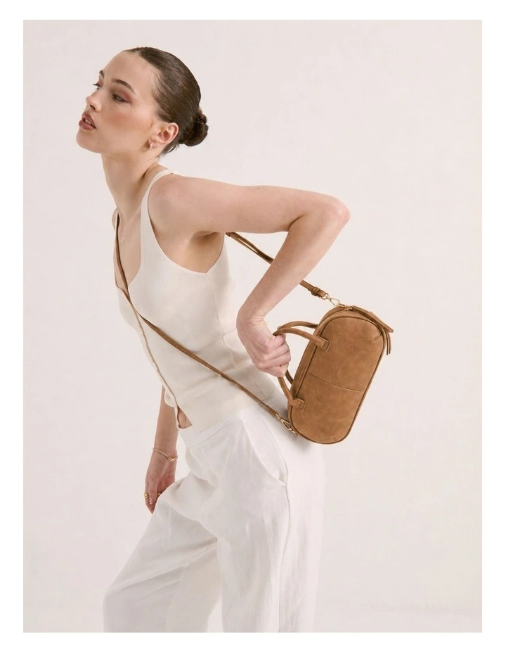 Piccola Crossbody Bag - Tan image 2