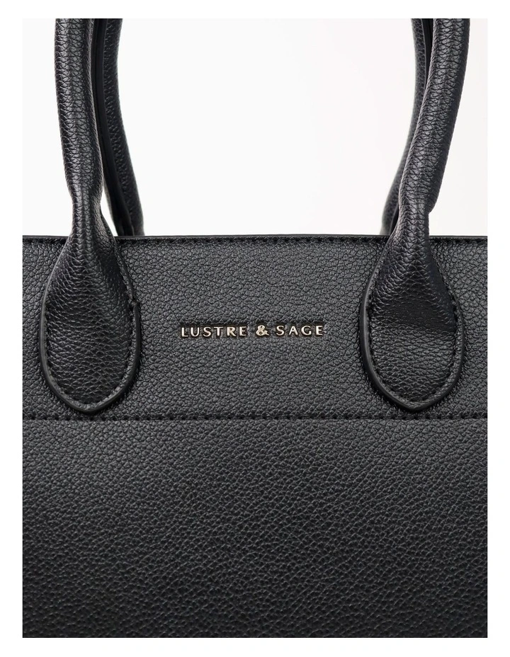 Clemence Medium Tote Bag - Black image 3