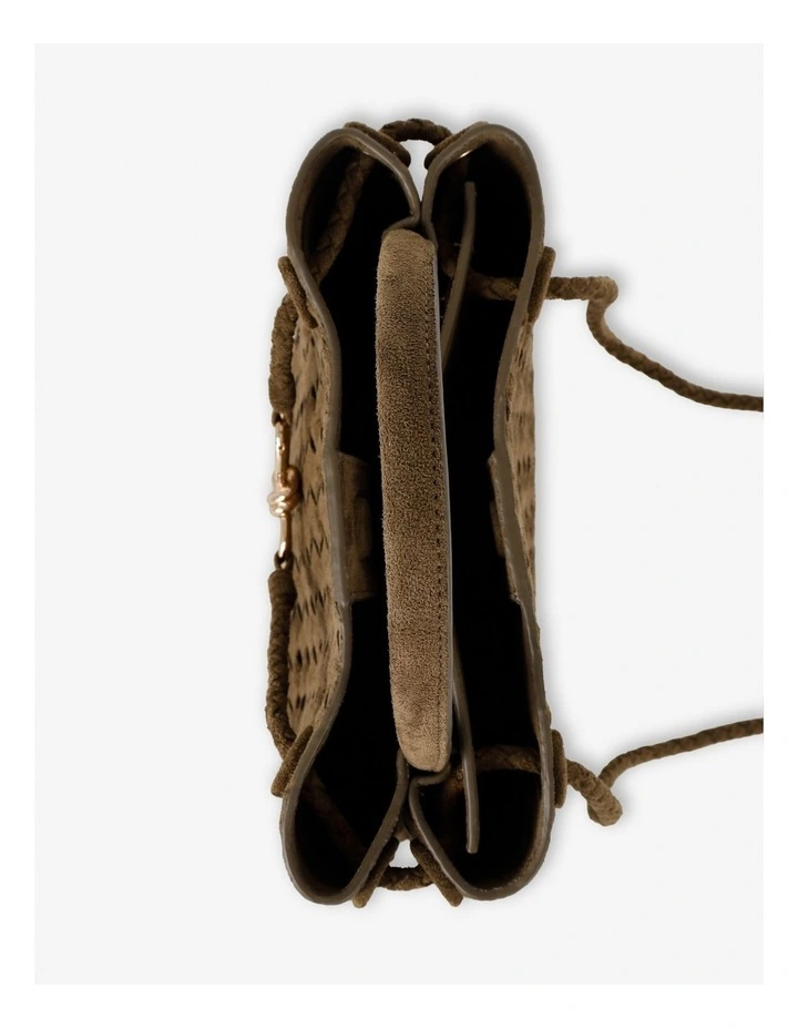 Chantel Woven Multiway Handbag - Olive image 4
