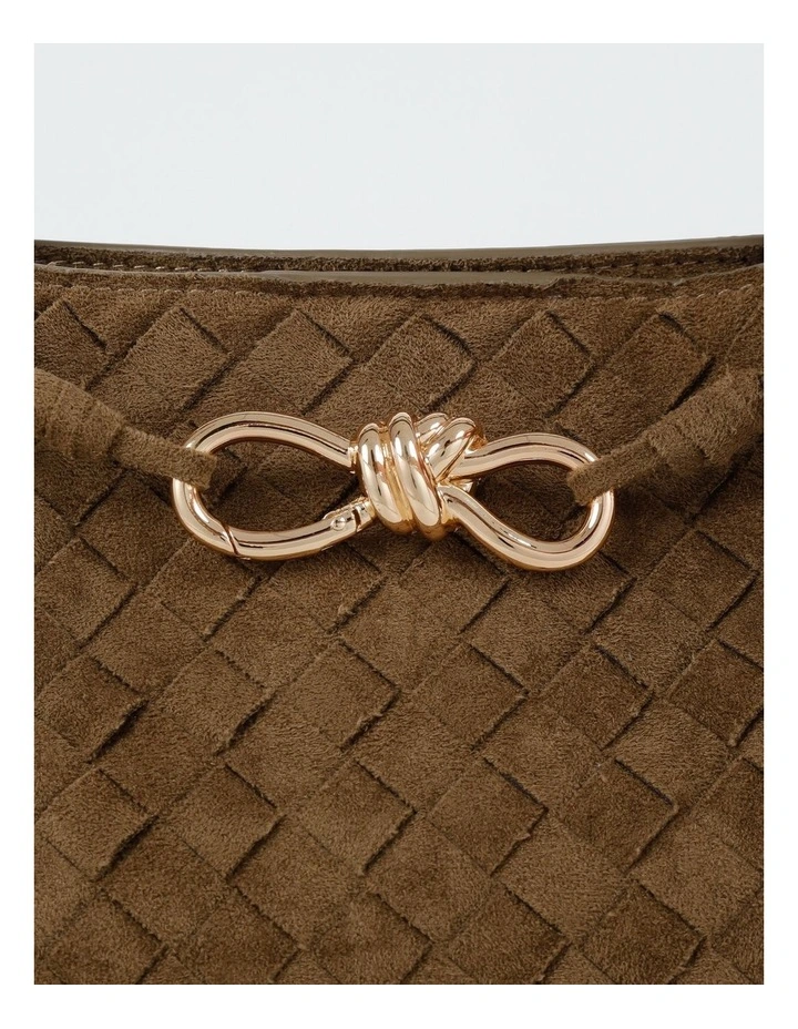 Chantel Woven Multiway Handbag - Olive image 6