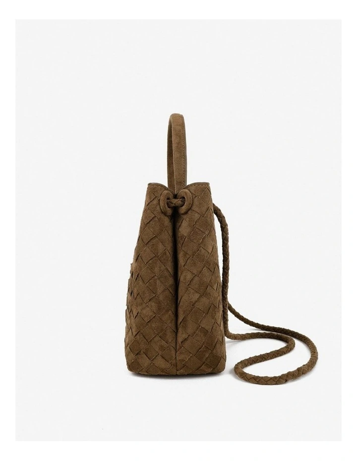 Chantel Woven Multiway Handbag - Olive image 7