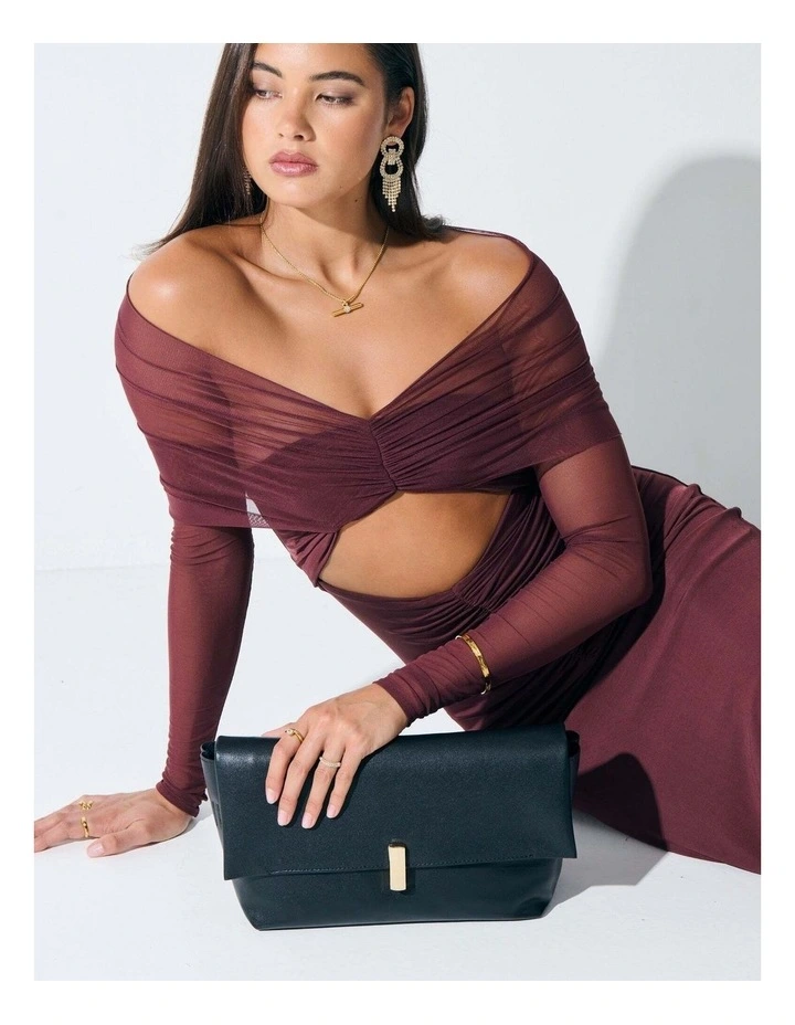 Nova Clutch Bag - Black image 2