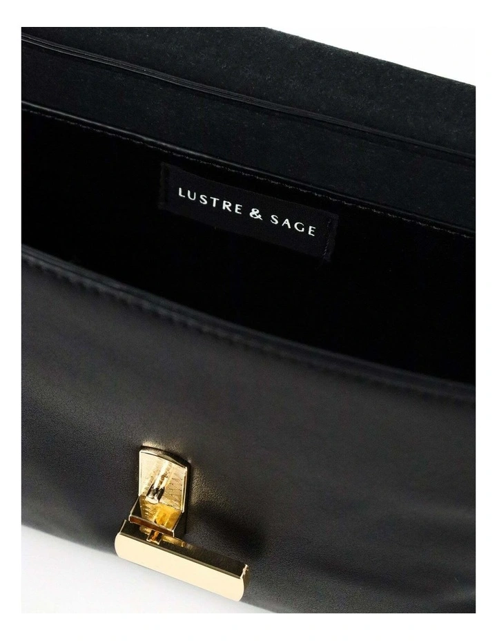 Nova Clutch Bag - Black image 7