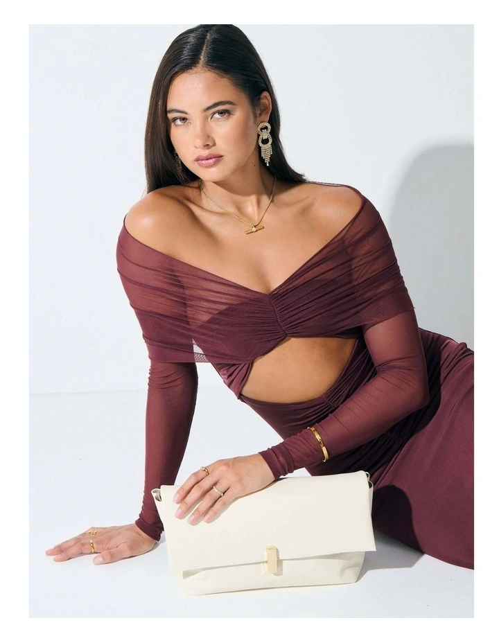 Nova Clutch Bag - White image 2
