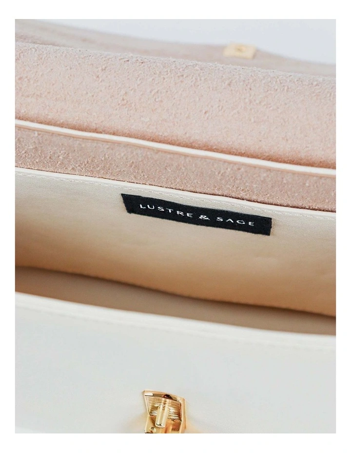Nova Clutch Bag - White image 4