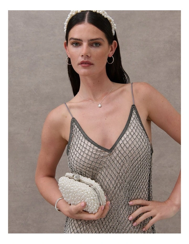 Cosmo Pearl Clutch Bag image 2