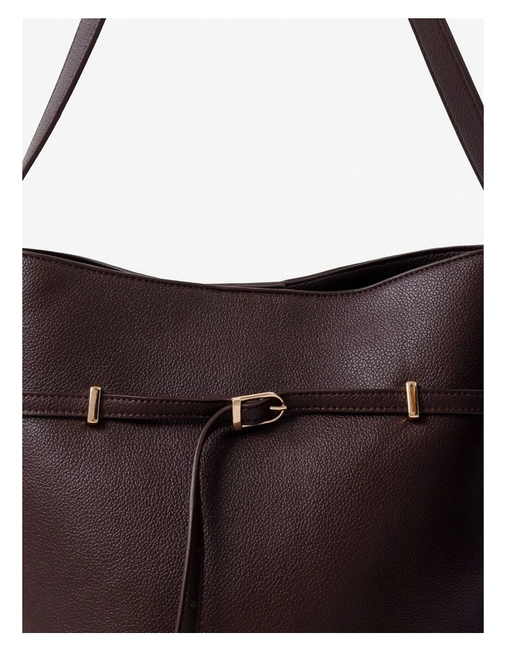 Leonie Belt Bucket Bag - Brown image 2