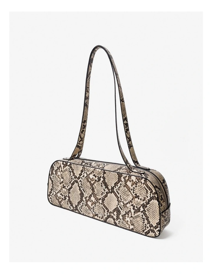 Addie Baguette Bag - Snakeskin image 3