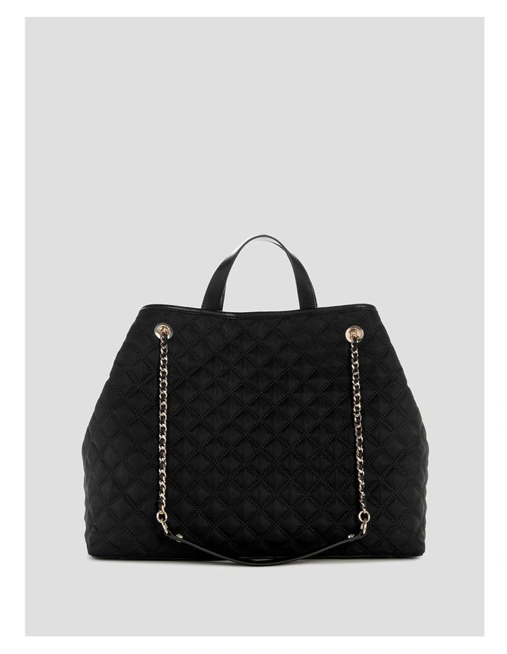 Giully Large Tote Bag in Black image 4