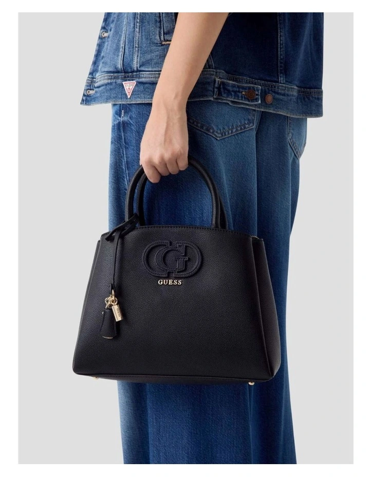 Isola3 Compartment Satchel in Black image 6