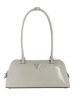 Arnela Shoulder Satchel Bag in Light Taupe
