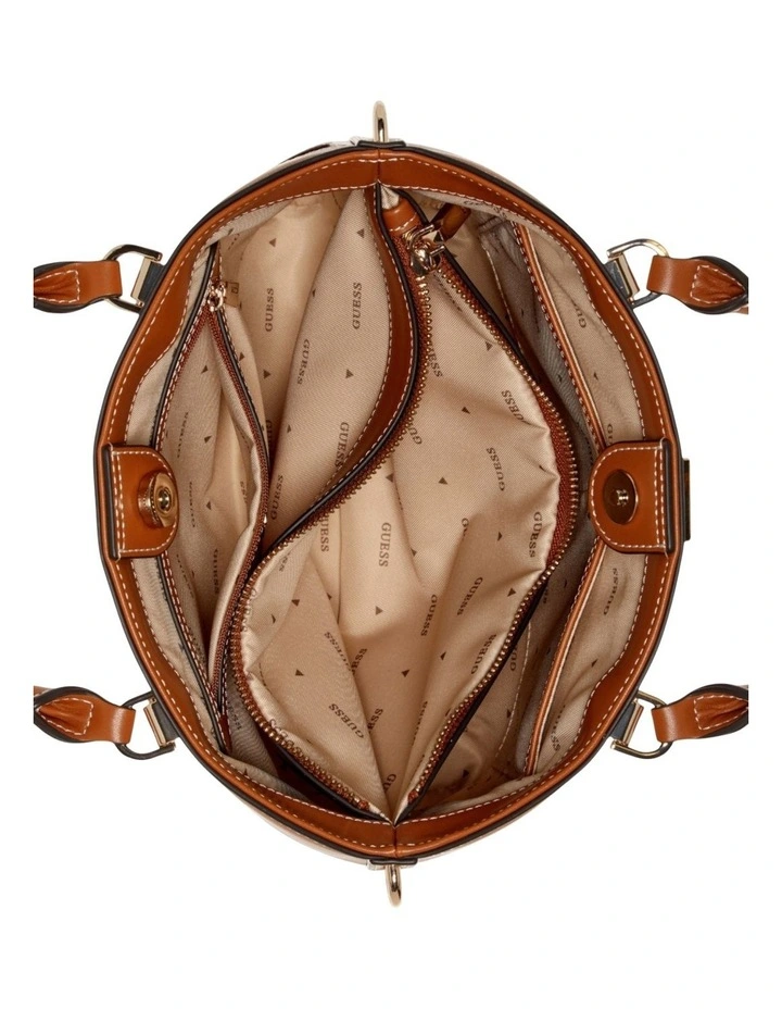 Frankie Girlfriend Satchel in Brown image 3