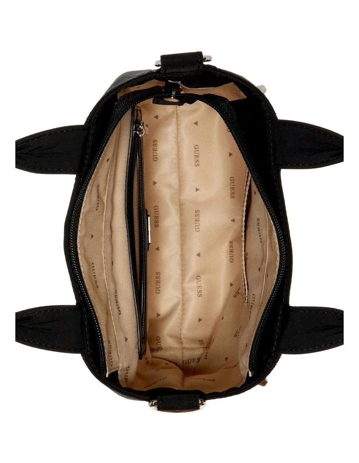 Sasha Mini Tote Bag in Black image 3