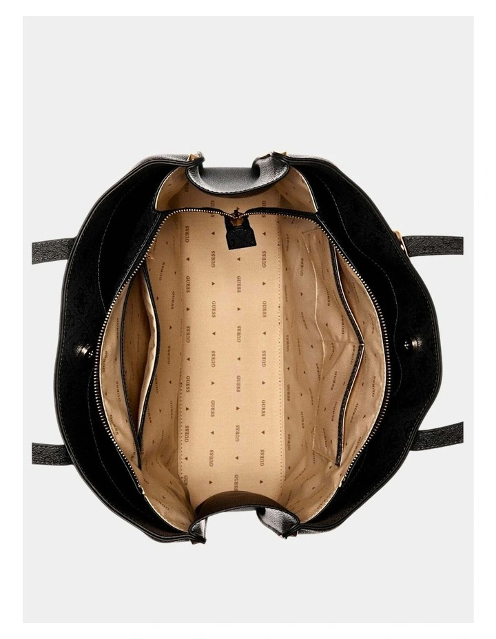 Meridian Girlfriend Tote Bag in Black Logo image 3